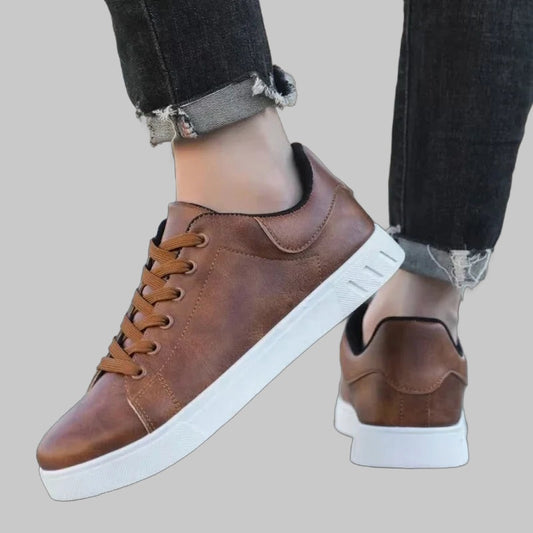 Luca – Leren Casual Sneakers met Zachte Zool